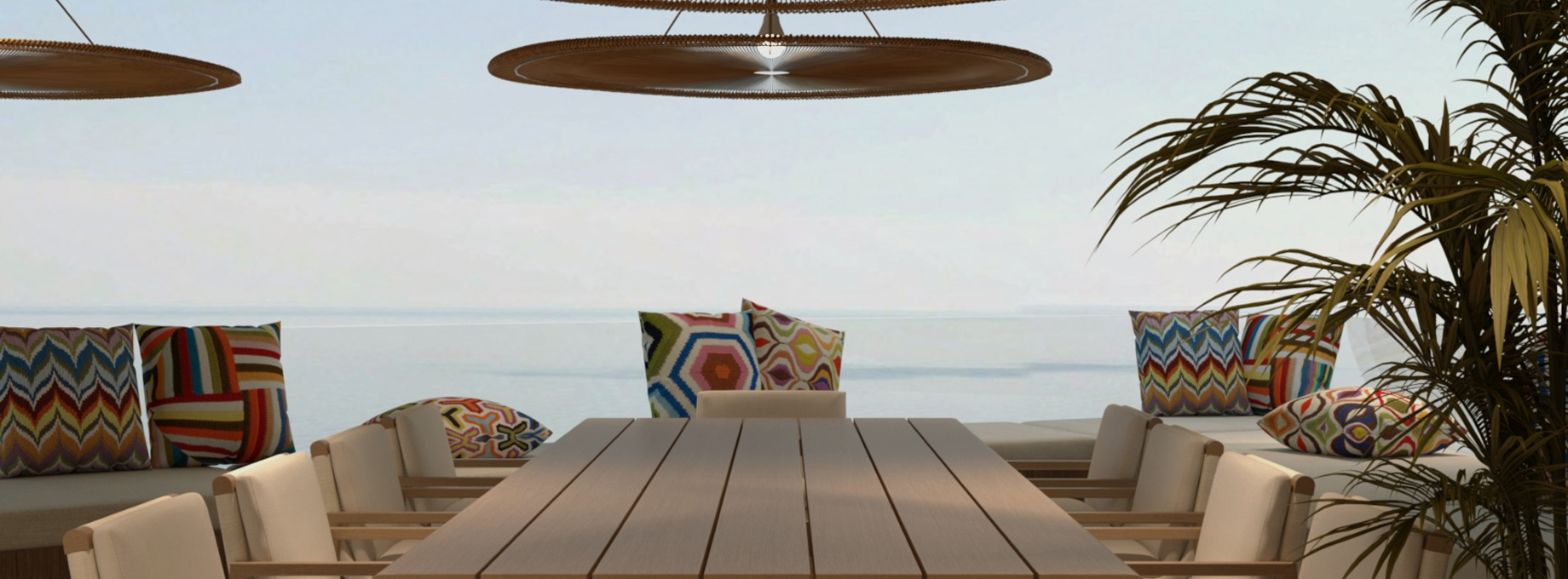 Designed to belong outdoor lounge area